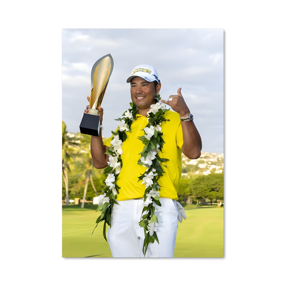 Poster Triomphe de Matsuyama – affiche Golf